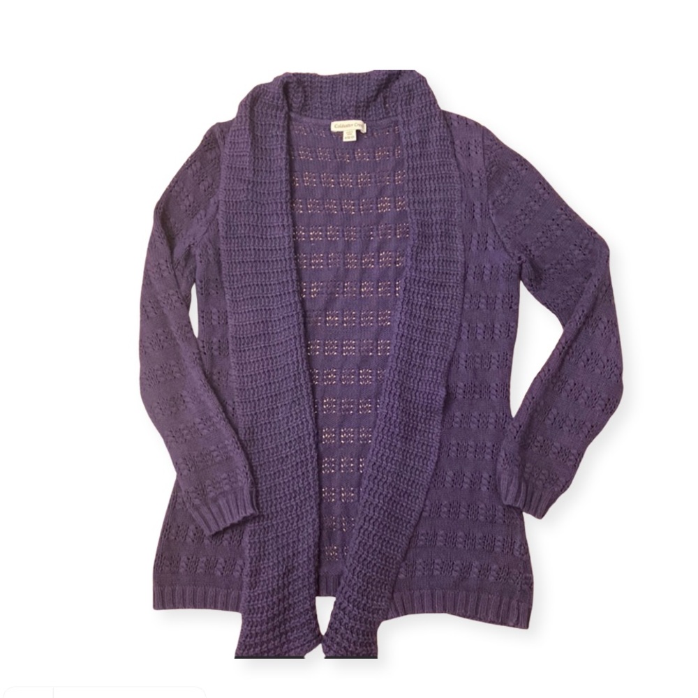 Coldwater Creek purple sweater